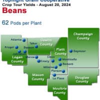 Topflight Grain Yield Map Soybeans 2024